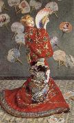 Claude Monet Madame Monet in Japanese Costume oil painting reproduction